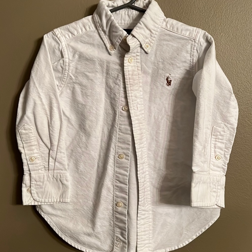 Boys button down polo